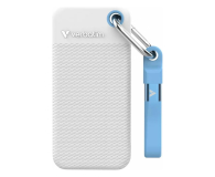 Dysk zewnętrzny Verbatim Pocket SSD 1TB White/Light Blue